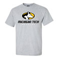 #03Gg Short Sleeve Tee With Michigan Tech Logo From MV Sport
