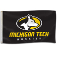 #40M Michigan Tech 3' X 5' Single-Side Flag