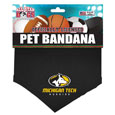#44Nn Embroidered Michigan Tech Pet Bandana