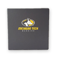 1.5 Inch Round Ring Charcoal Binder With Michigan Tech Logo