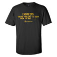 #01DD Engineers: Solving Problems Tee From MV Sport