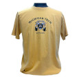 #01Ff Women's Pocket Tee With Michigan Tech Print From Camp David