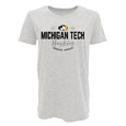 #01N Michigan Tech Printed Women's Tee From Blue 84