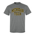 #02D Upper Peninsula With Michigan Tech Print Tee From MV Sport