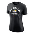 #02Pp Women's Nike Varsity Tee With Michigan Tech Print