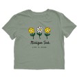 #03Zz Women's Michigan Tech Life Is Good Tee From Blue 84