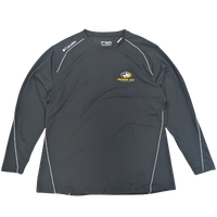 #04J Michigan Tech Athletic Logo Women's Black Colombia Long Sleeve Tee