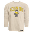 #04A Michigan Tech Retro Long Sleeve Tee From Blue 84
