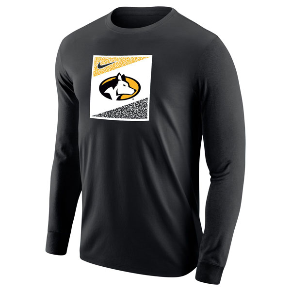 #04Ee Husky Oval Logo Print Core Long Sleeve Tee From Nike (SKU 117050932000013)