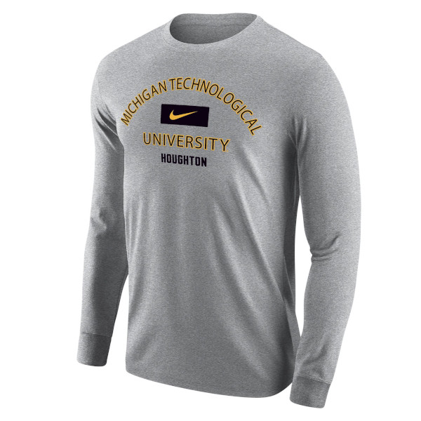 #04M Michigan Technological University Houghton Long Sleeve Tee From Nike (SKU 118104832000013) #04M Michigan Technological University Houghton Long Sleeve Tee From Nike (SKU 118104832000013)