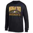#04Oo Michigan Tech Long Sleeve Tee From Champion