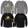 #04Pp Long Sleeve Tee With U P On Back From MV Sport