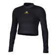 #04Q Michigan Tech Huskies Print Long Sleeve Crop From Champion