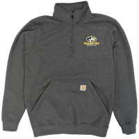 #05D Michigan Tech Athletic Logo Carbon Carhartt 1/4 Zip