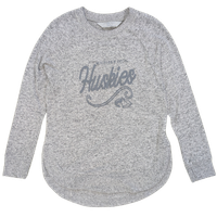 #05Nn Michigan Tech Husky Script Women's Oxford Crew