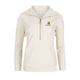 #05K Women's Ribbed Deep 1/4 Zip With Michigan Tech Brand From Boxercraft