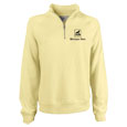 #05Rr Women's Michigan Tech 1/4 Zip With Printed Academic Brand