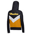 #07B THREE COLOR 1/4 ZIP HOOD WITH MICHIGAN TECH LOGO FROM CHAMPION