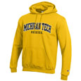 #07I Michigan Tech Huskies Gold Hood From Champion