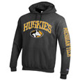 #07K Huskies Print Hood From Champion