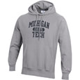 #07R Michigan Tech Reverse Weave Hood From Champion