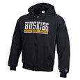 #07S Michigan Tech Full Zip Hood From Champion