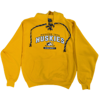 #09Y Michigan Tech Hockey Gold Hood