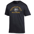 #12R Michigan Tech Upseal Alumni Tee From Champion