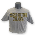 #12Vv Michigan Tech Grandpa Tee From Bohemia