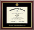 #06 Gallery Frame With Engraved Gold Medallion & Double Matte