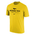 #13Gg Michigan Tech Football Tee From Nike