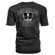 #13J MICHIGAN TECH HUSKIES HOCKEY SHORT SLEEVE TEE FROM BLUE 84