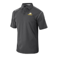 #16C Textured Solid Polo With Embroidered Michigan Tech Logo From Champion