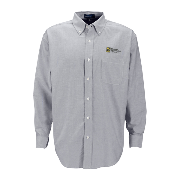 #18H Long Sleeve Button UP Shirt With The University Brand Logo From Vantage (SKU 116219422000017)
