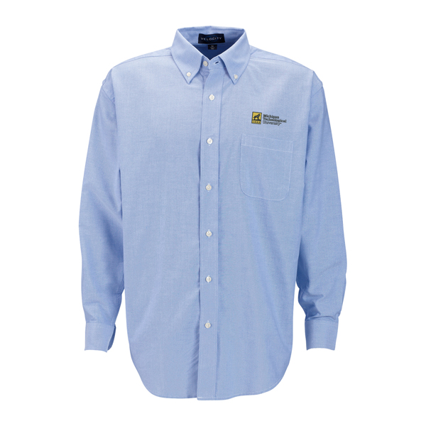 #18Kk Long Sleeve Button UP Shirt With The University Brand Logo From Vantage (SKU 116219972000017)
