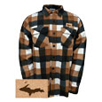 #19Bb Fleece Button UP With Up-Patch