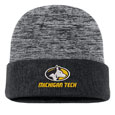 #22Aa Michigan Tech Knit Cuffed Beanie With Embroidered Logo From Nike