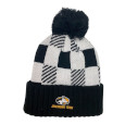 #22Ee Michigan Tech Cuffed Knit Hat With Pom From Logofit