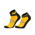 #23E Fold Over Quarter Socks With Michigan Tech Logo