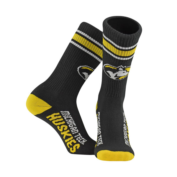 #23Kk Michigan Tech Crew Socks (SKU 116640552000008)