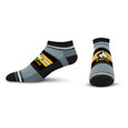 #23Nn Striped Michigan Tech Lowcut Socks From For Bare Feet