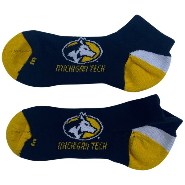 Michigan Tech Socks #23S Michigan Tech Low-Cut Socks From Tck | Michigan Tech University Images