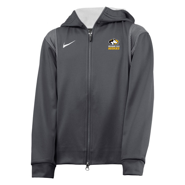 #24C Nike Youth Therma Full Zip Hoodie With Michigan Tech Logo (SKU 116906272000011)