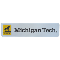 #38Ll Michigan Tech Academic Brand Sticker