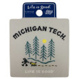 #38N Michigan Tech Life Is Good Sticker From Blue 84