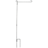 #40D 3 Piece Metal Garden Flagpole