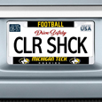 #40Aa Football License Plate Frame From Cdi