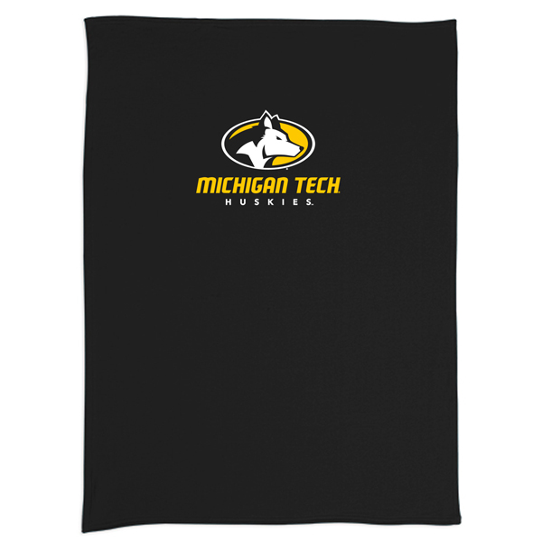 #40B Blanket With The Athletic Logo Over Michigan Tech Huskies From MV Sport (SKU 115791992000007)