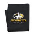 #40B BLANKET WITH THE ATHLETIC LOGO OVER MICHIGAN TECH HUSKIES FROM MV SPORT
