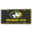 #40Ii Michigan Tech Logo License Plate